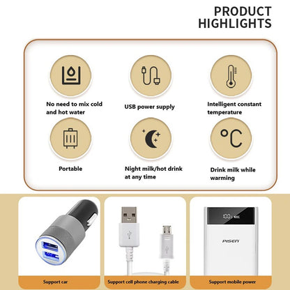 USB Milk Water Portable Warmer