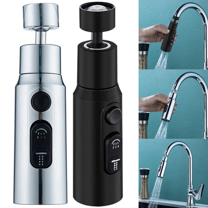 Three Modes Extended Faucet Extender
