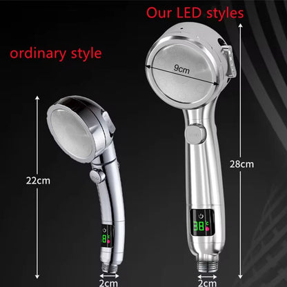 High Pressure Shower Temp Display