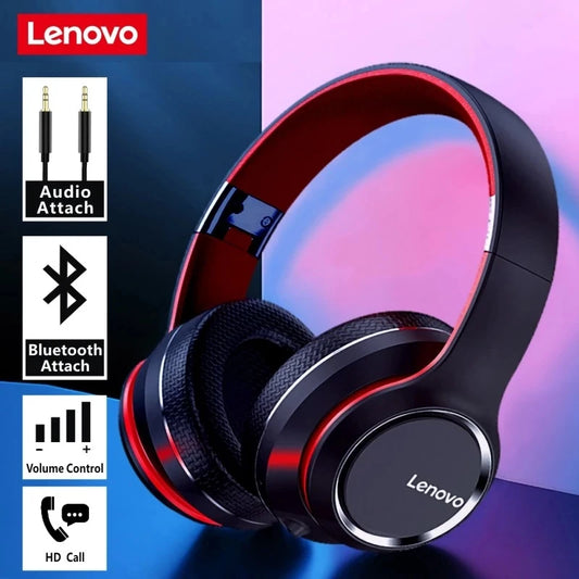Lenovo HD Wireless Headphones With Mic
