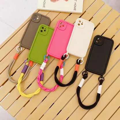 Candy Hand Strap Case For iPhone