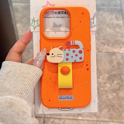 Cute Finger Ring Case For iPhone