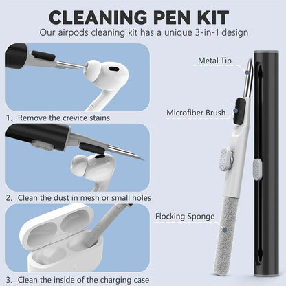 Silicone Case for AirPod Pro 1/2 with Cleaner Kit
