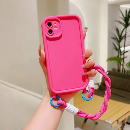 Candy Hand Strap Case For iPhone