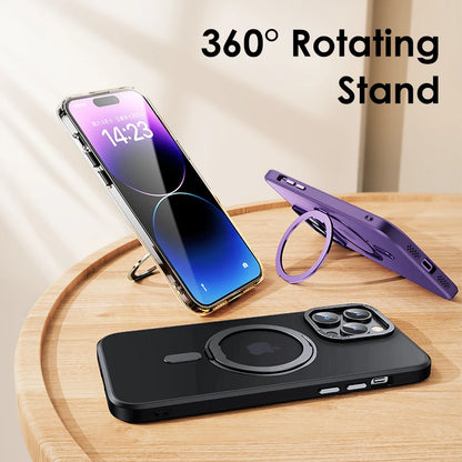 MagSafe Case For iPhone With Ring Holder