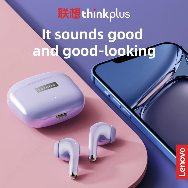 Lenovo Earphones Wireless Noise Reduction