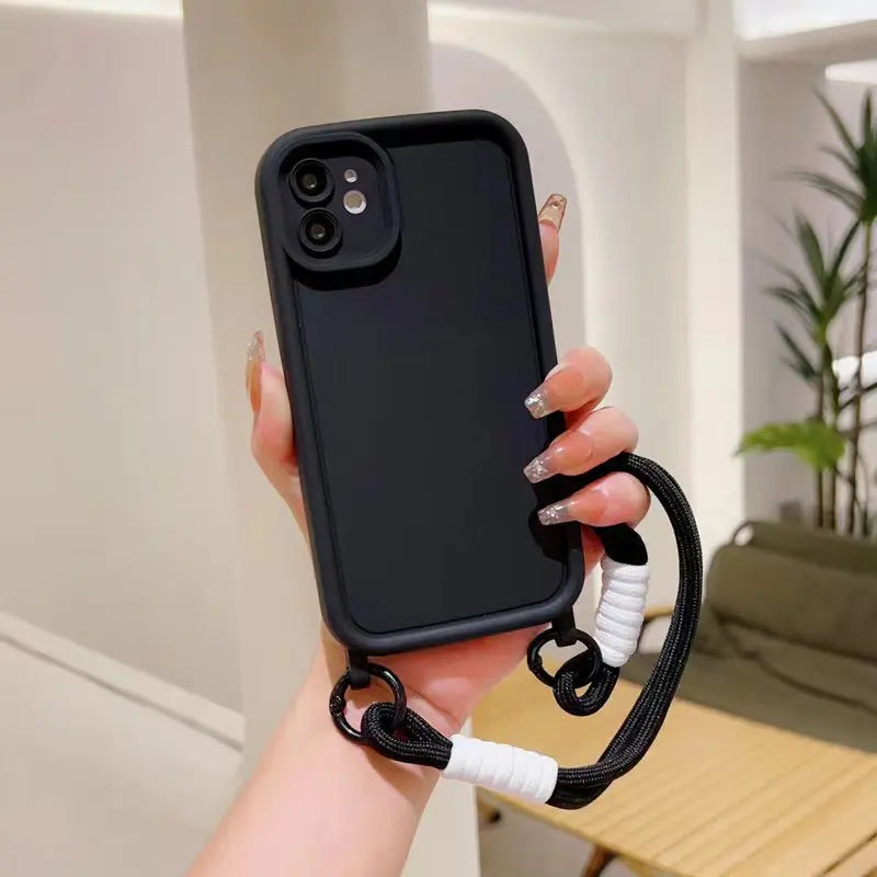 Candy Hand Strap Case For iPhone