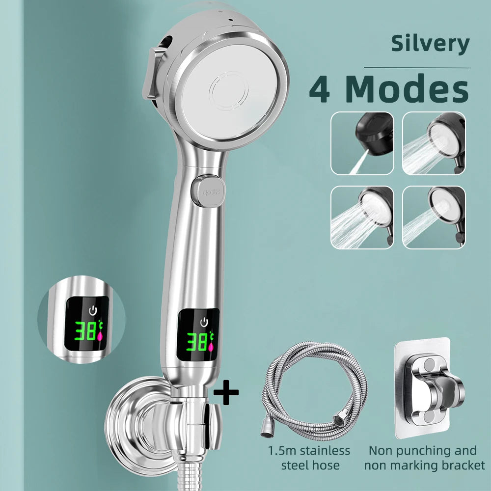 High Pressure Shower Temp Display