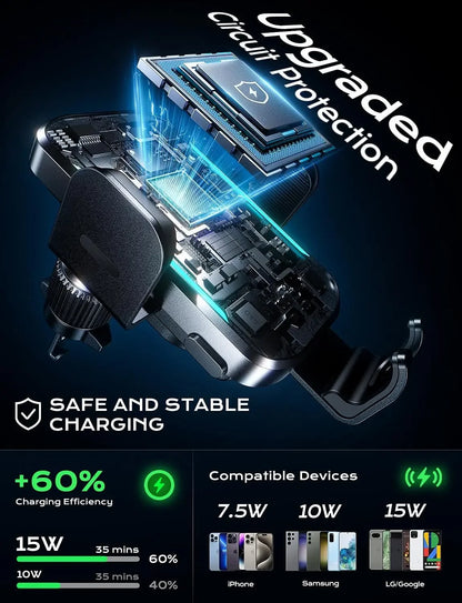 Wireless Super Fast Charging Phone Holder