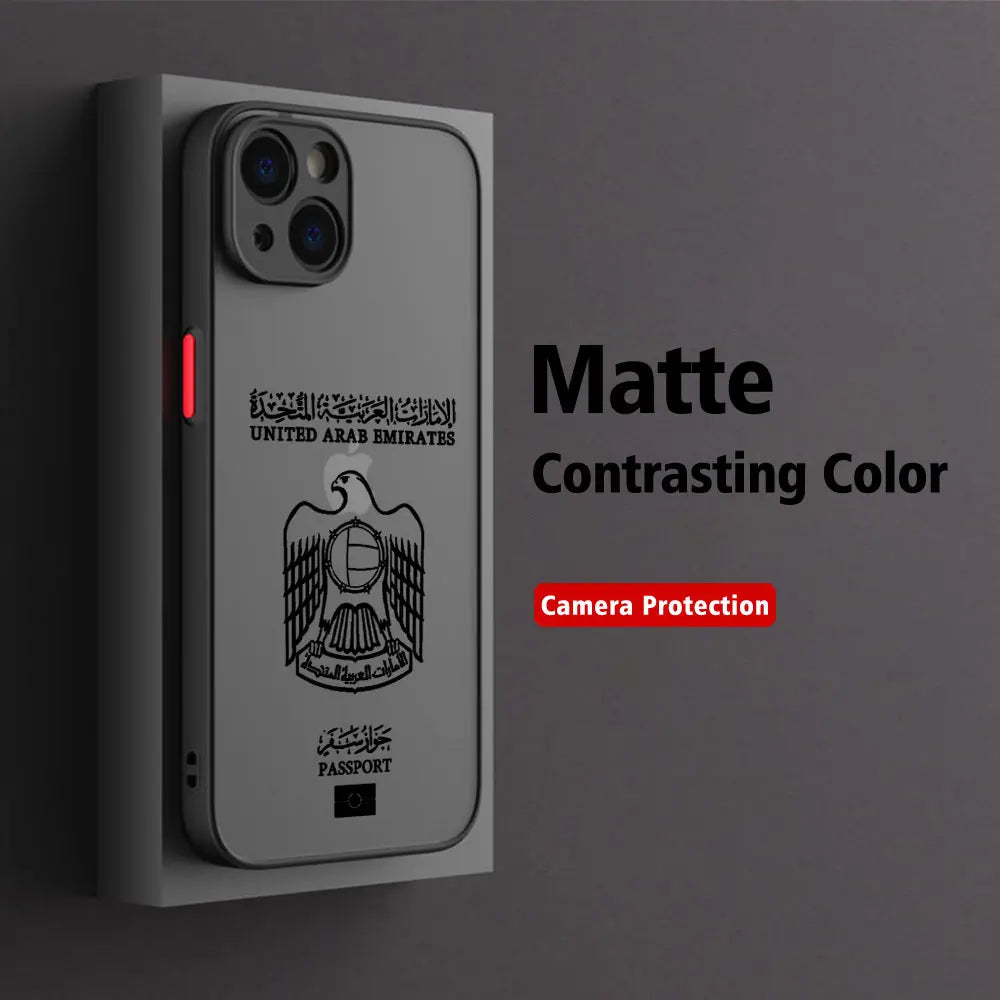 UAE Matte Phone Case For iPhone