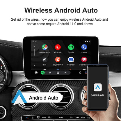CarPlay AI Box Android 13 - Youtube Netflix
