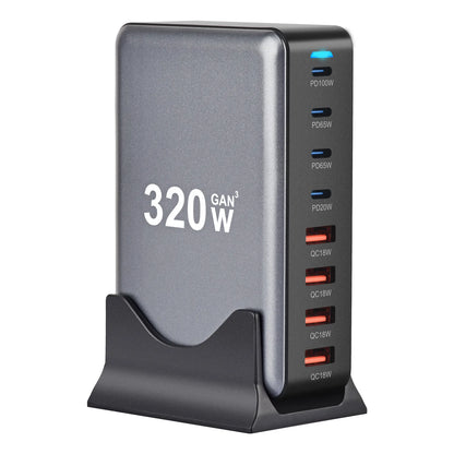 320W Fast Desktop 8-port PD Charger