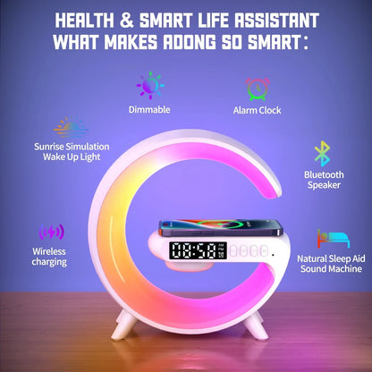 Wireless Charger RGB Speaker Dock Station