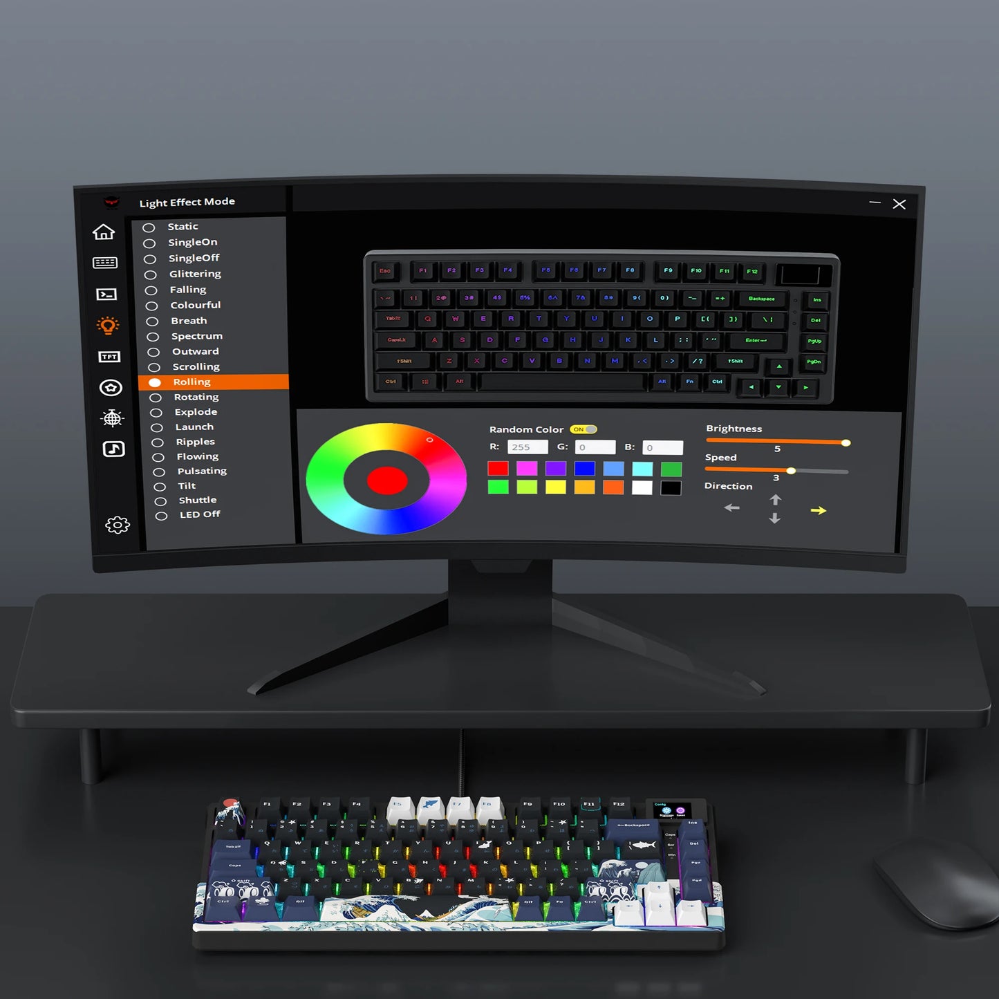 Godzilla Wired RGB Mechanical Gaming Keyboard