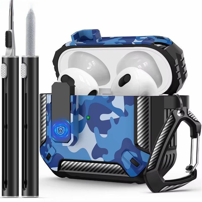 Carbon fiber case for AirPods 3 with Cleaner Kit