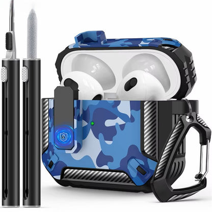 Carbon fiber case for AirPods 3 with Cleaner Kit