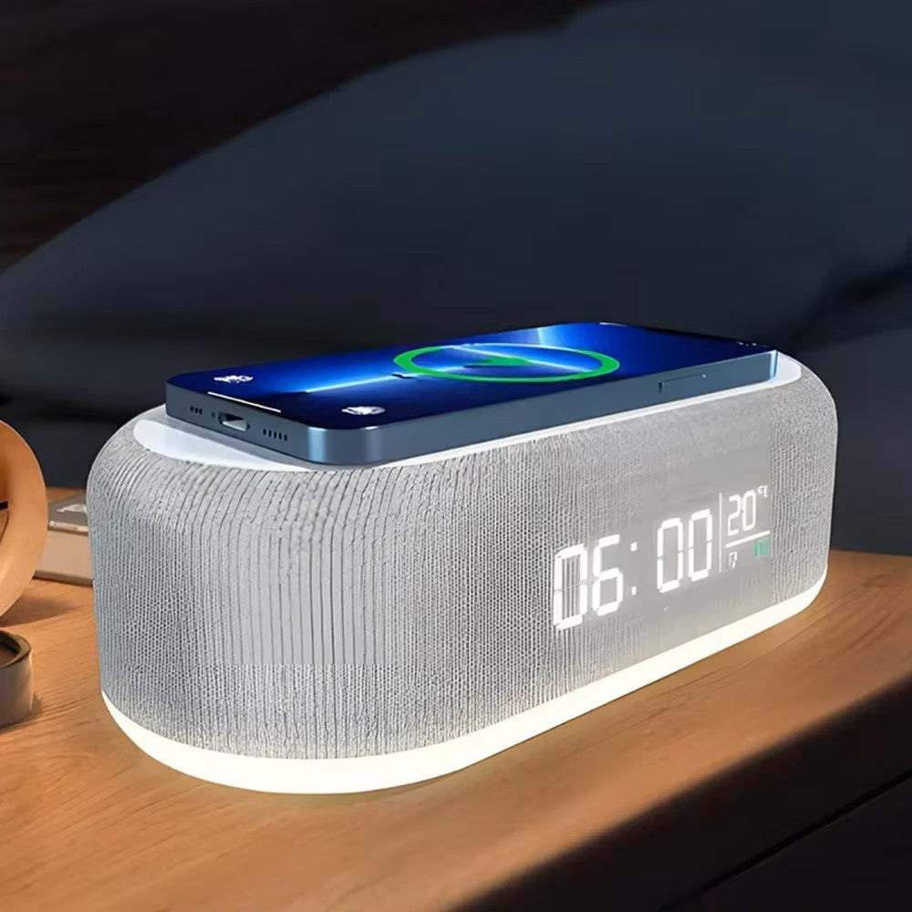 Loudspeaker Wireless Charger Clock